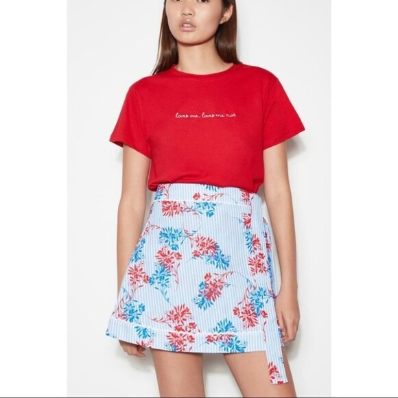 THE FIFTH LABEL Wondrous Wrap White Daisy Skirt - Picture 1 of 8